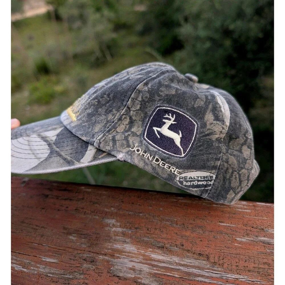 Realtree Camo Labrador Retriever Embroidered John Deere KIDS hat Snapback READ